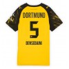 Damen Fußballbekleidung Borussia Dortmund Ramy Bensebaini #5 Heimtrikot 2025-26 Kurzarm